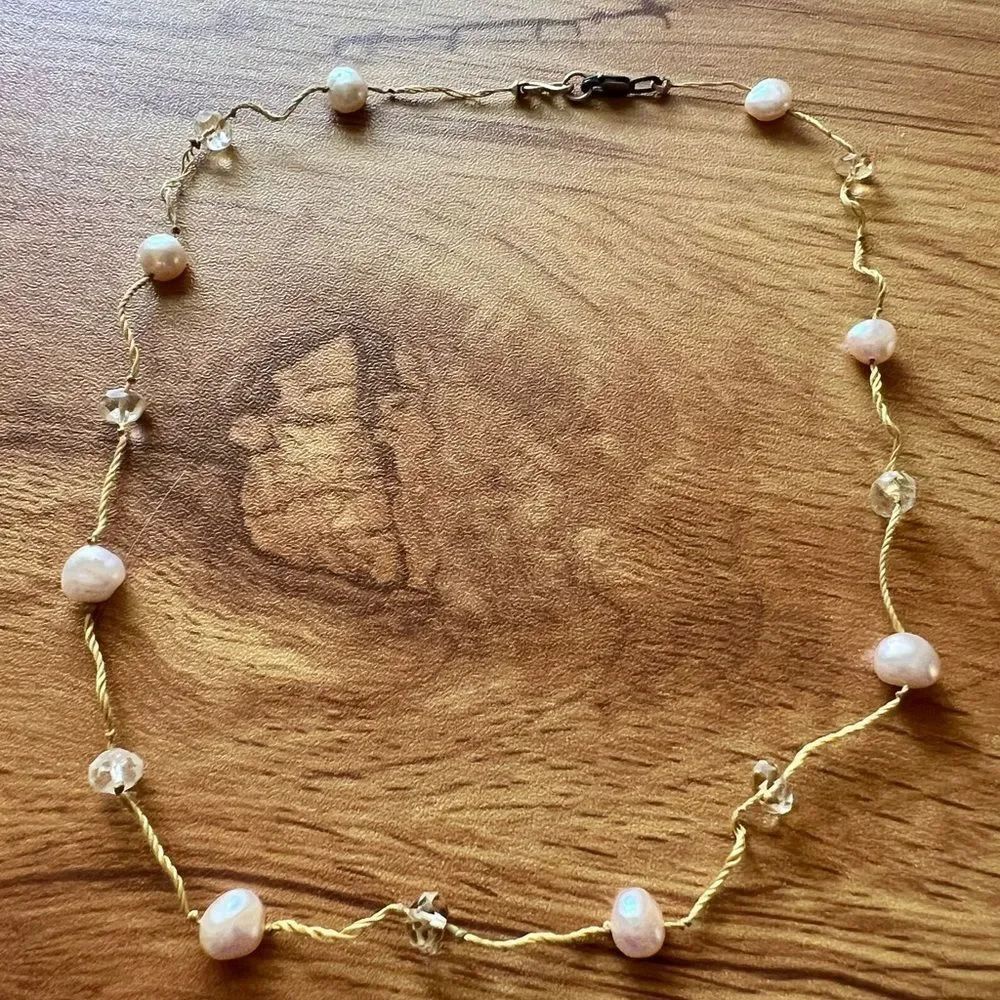 Genuine Pearl Hand Strung Choker Necklace